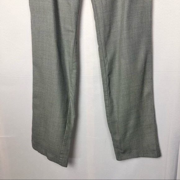 St. John Collection Gray Tweed Hook Closure Dress Pants 8 - Picture 4 of 7